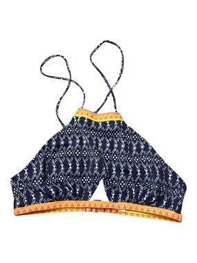 Victoria’s Secret Blue High Neck Swim Top Size M